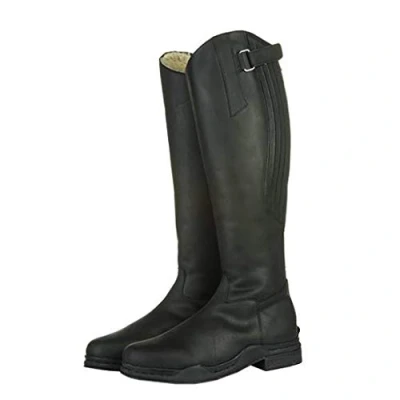 Imagen de HKM 3993 Country Arctic Botas de equitación con forro, unisex, talla 37, color negro