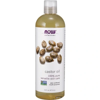 Imagen de Now Foods, Castor Oil 100% Pure (Aceite de Ricino Puro), 473ml, Probado en Laboratorio, Alta Concentración, Aromaterapia