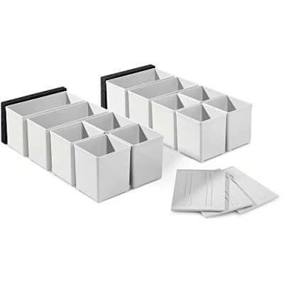 Imagen de Festool 201124 Set de 12 recipientes plástico, color gris