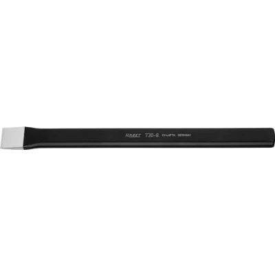 Imagen de Hazet cincel plano 730 8, 300 mm, Forjado, endurecido en toda su longitud, filo de rectificado, para arranque material y procesado una amplia gama materiales