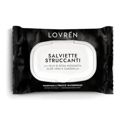 Imagen de Lovrén Make Up Salviettine Struccanti per Trucco Waterproof, 20 salviette