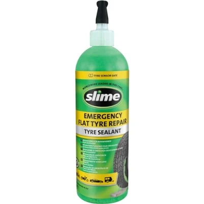Imagen de Slime SDS 500/06 IN Sellante de Reparación Pinchazos, Emergencia, Apto para Coches, Scooters y Otros Vehículos Carretera, No tóxico, Ecológico, Botella 473 ml