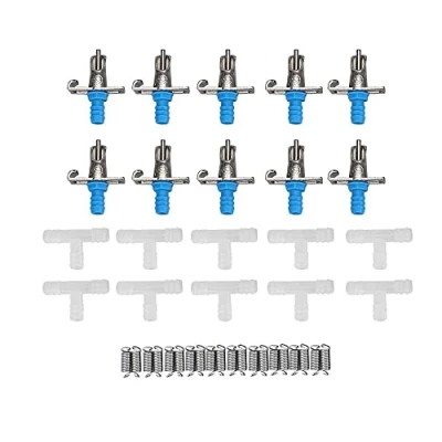 Imagen de ANCLLO pezones automáticos del alimentador pollo, bebedor agua pollo de los las aves corral 10Pcs