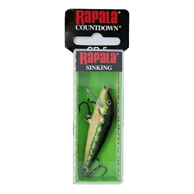 Imagen de Rapala Countdown Material Cuerpo de Balsa Señuelo Pesca en Agua Dulce rizos, Unisex Adult, 50 mm (5.0 gr)