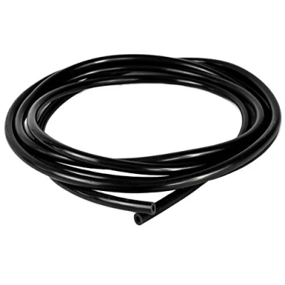 Imagen de Ramair Filters VAC5MM 3M BK Manguera para aspirador, hecha de silicona, negra, 5 mm x 3 m