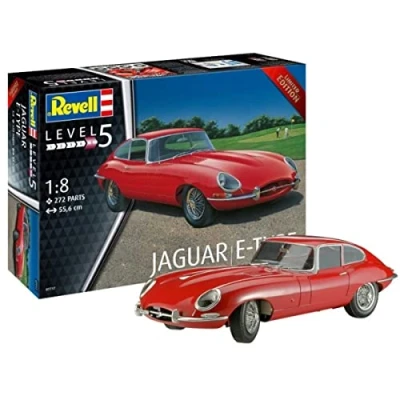 Imagen de Revell 07717 Jaguar E Type 1:8 Escala Kit de modelo plástico sin construir/sin pintar