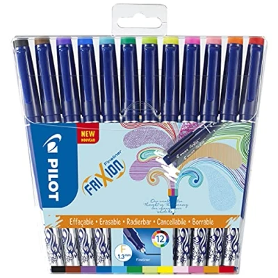 Imagen de Pilot Pen 4170S12E FriXion fineliner, borrable, set de 12