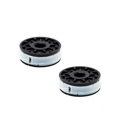 Imagen de FixedByU Juego de 2 bobinas repuesto adecuadas para cortacésped eléctrico Florabest FRT 430, 430/10, 450 A1, B2, 500/8