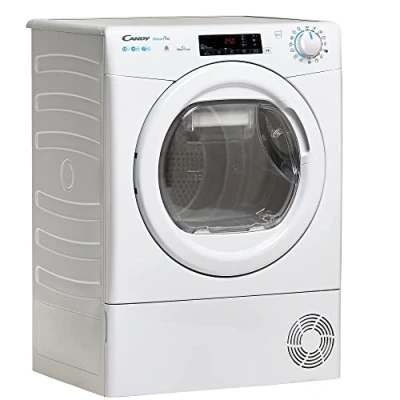Imagen de Candy, Smart Pro CSOE H10A2TE S, Secadora condensación, Bomba de calor, 7 ciclos rápidos, Wi Fi, Cajón Easy Case 5 L, 66dba, Clase A++, Blanco, 10 kg
