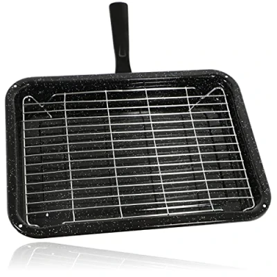 Imagen de Spares2go Bandeja universal para horno (ajustable, extensible) Medium Grill Pan