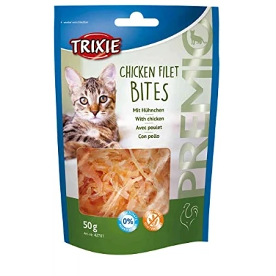 Imagen de TRIXIE Snack PREMIO Chicken Filet Bites, Light, 50 g, Gato