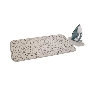 Imagen de Joseph Swift Alfombrilla de Planchado Plegable, Reposa planchas en Silicona, Resistente al Calor/Vapor, Antideslizante, 90 x 47 cm, Beige
