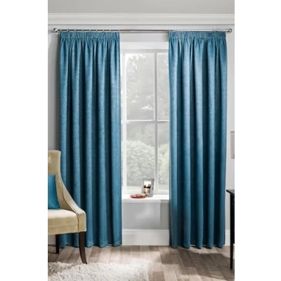 Imagen de Cortinas plisadas de Mattrixx, con funda cojín a juego, 5 colores: azul, gris, café leche, uva, naranja, 10 tamaños, Matrix Teal, 66&quot;Wide x 72&quot;Drop 168cm 183cm