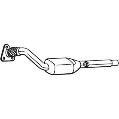 Imagen de Bosal 090 753 Catalizador Euro 3, 4 con piezas de montaje set enganche remolque (Incluye cable) RENAULT: SCENIC 2, MEGANE 2