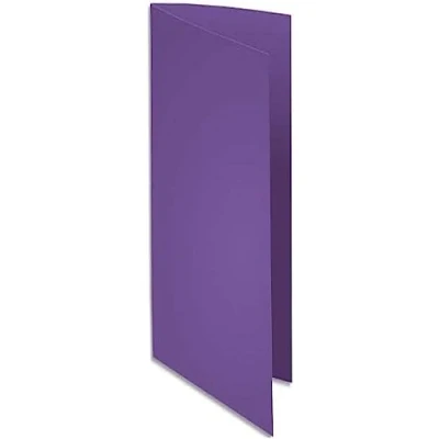 Imagen de Exacompta 800008E Lote de 100 Subcarpetas Rock&quot;S 80, Color Morado