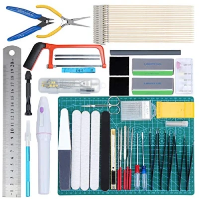 Imagen de WiMas 64PCS Gundam Modeler Builder&#039;s Tools, Herramientas de Modelismo, Hobby Building Craft Set para Reparación Modelos Básicos