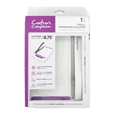 Imagen de Crafter&#039;s Companion CC TOOL GUILSM Crafting Paper Cutting/Trimming Guillotine Pequeño, Gris, Small