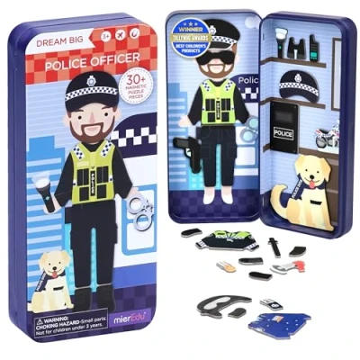 Imagen de Puzzle Magnético mis Héroes Policía