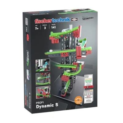 Imagen de fischertechnik circuito de canicas Dynamic S, 536620 kit construcción para niños, juguete educativo a partir 7 años
