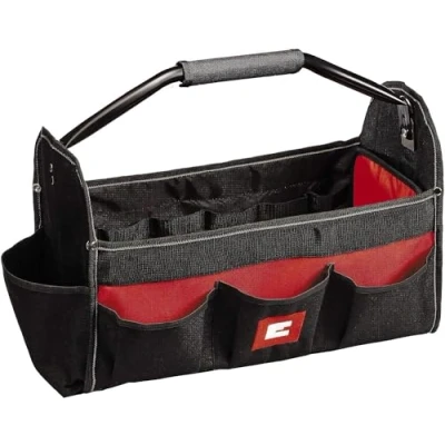 Imagen de Einhell Bolsa de herramientas 45/22 (portaherramientas, fondo reforzado, asa transporte, asa, bolsillos y compartimentos diversos)