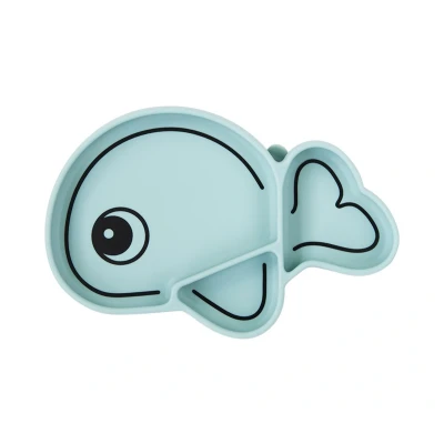 Imagen de Plato Silicona Stick&amp;Stay Wally Blue