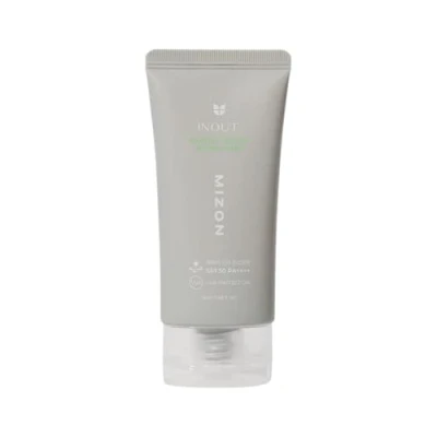 Imagen de [MIZON] INOUT Watery Sheer Sunscreen SPF50+PA++++ (50ml) Protector Solar Fluido + Cuidado de la Piel Coreano, Protección 24H, Hidratante, Ácido Hialurónico, 100% Vegano