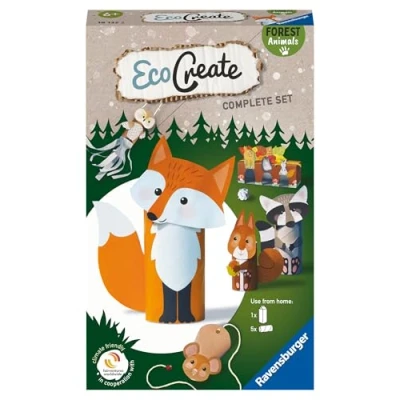 Imagen de Ravensburger EcoCreate 18132 Forest Animals Kit de manualidades para niños a partir 6 años