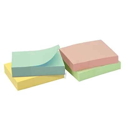 Imagen de Bloc notas reposicionable 4 x 100 hojas de 50 37 mm (pastel)