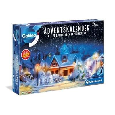 Imagen de Clementoni Calendario de Adviento Galileo 59404, multicolor, 6 x 41,8 27,75 cm