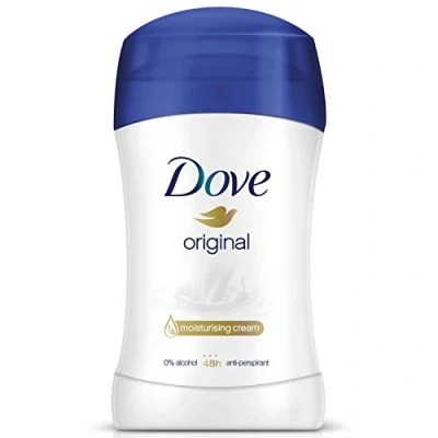 Imagen de Dove Desodorante antitranspirante original en barra de 40 ml Esenciales aseo e higiene para hombres y mujeres Paquete 6