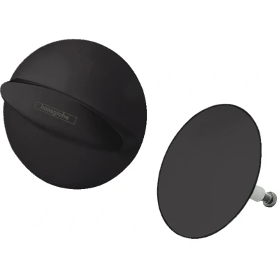 Imagen de Hansgrohe 58185670 Juego Listo para Usar, Negro Mate, 1.00