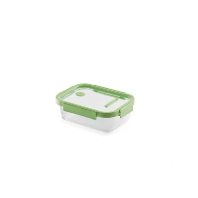 Imagen de Lékué Recipiente hermético de vidrio para conservar alimentos nevera y/o congelador 1520 ml, rectangular