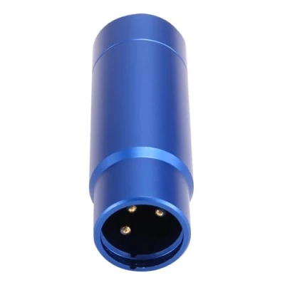 Imagen de PpAaJK Adaptador de alimentación Phantom Micrófono Mezclador Audio para Condensador 48V XLR 3.5mm Azul