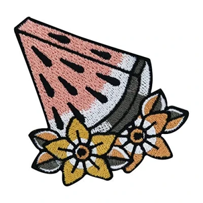 Imagen de Finally Home Parche termoadhesivo con diseño de flores hawaianas parches frutas, para planchar,