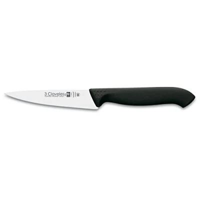 Imagen de 3 Claveles Proflex Cuchillo cocinero 10 cm, acero inoxidable, negro