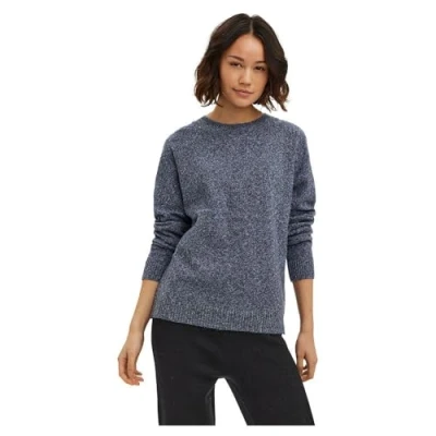 Imagen de Vero Moda Vmdoffy LS O Neck Blouse Ga Noos Suéter, Azul Oscuro (Navy Blazer), S para Mujer