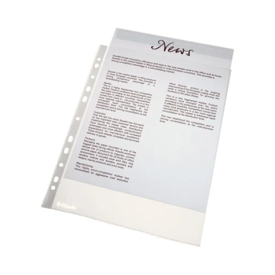 Imagen de Esselte Embossed Finish Economy Pocket Clear (Pack of 100)