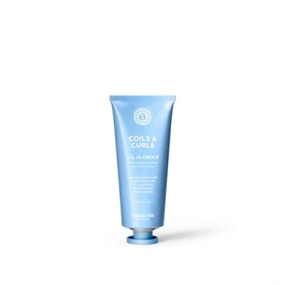 Imagen de Maria Nila Coils &amp; Curls Oil In Cream, 100 ml, para cabello rizado y ondulado, aceite de jojoba mantener la hidratación durante el lavado, manteca karité potenciar los rizos, 100% vegano