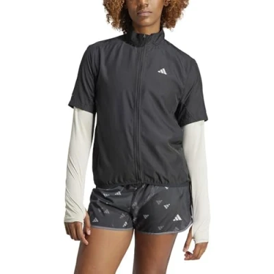 Imagen de adidas Mujer Run It Short Sleeve Jacket, black, M