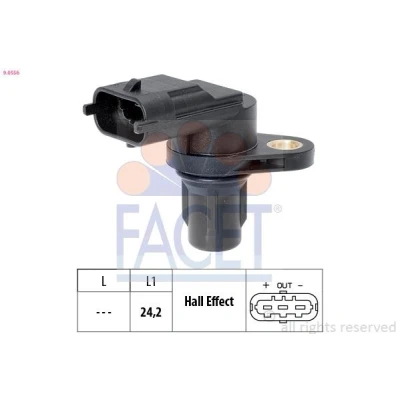Imagen de FACET 9.0768 Sensor de Cigueñal RENAULT: SCENIC 3, SMART: Forfour II Hatchback, NISSAN: Qashqai 2 norauto, oscaro, mister auto