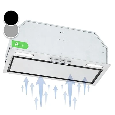 Imagen de Klarstein Campana Extractora Cocina 70cm, Extractor con Filtros Anti Grasa para Lavar en Lavabajillas, Campanas Extractoras Flujo Aire 508m3/h Airflow, Extractores Hechos de Acero muy Resistente