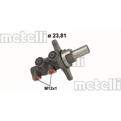 Imagen de METELLI 05 1154 Cilindro Maestro de Freno 23,81 Aluminio HYUNDAI: i40 Berlina