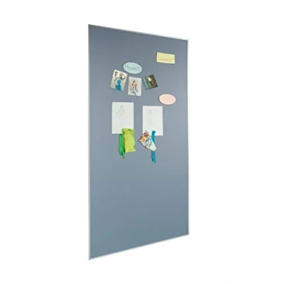 Imagen de SIGEL MU011 Exclusivo tablero de anuncios móvil meet up, superficie textil color gris, 120x180 cm, 1 ud.