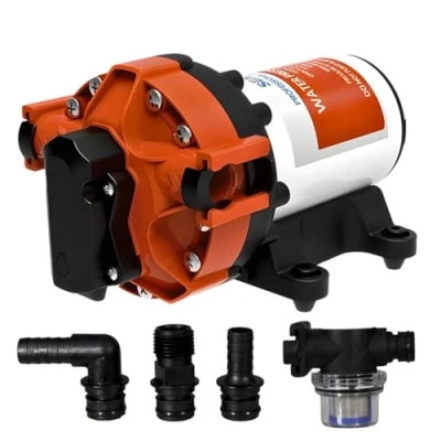 Imagen de SEAFLO Bomba de diafragma 5 cámaras inteligente bajo demanda 12 V 56A Series 5.0 GPM