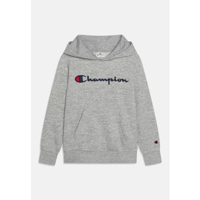 Imagen de Champion Icons Hoodie Contrast LOGO Unisex Jersey con capucha para niños, Talla: 5 6a, Grey