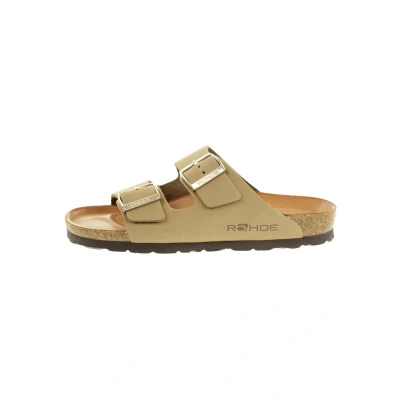 Imagen de Rohde 5590 Alba Zuecos de Material sintético Mujer, Talla:38 EU, Color:Beige