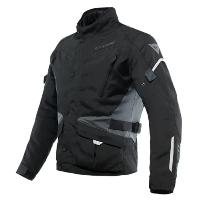 Imagen de Dainese Tempest 3 D Dry, Chaqueta de moto Touring para Hombre, Impermeable, Forro Térmico Desmontable, Protectores Hombros y Codos, Negro/Negro/Ébano, 46