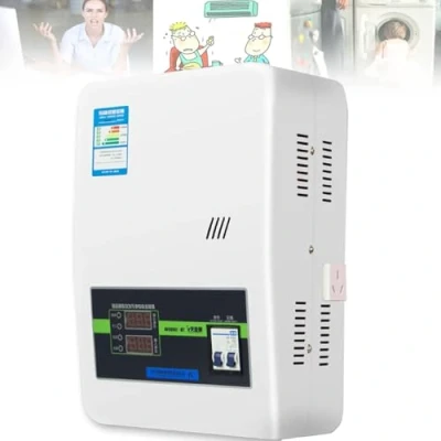 Imagen de Estabilizador de voltaje automático,Regulador/estabilizador monofásico alta resistencia,Regulador CA salida 220 V con protección contra rotura circuito,6800VA
