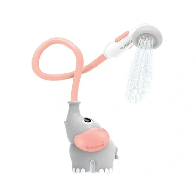 Imagen de Ducha Bañera Elefante Rosa Yookidoo