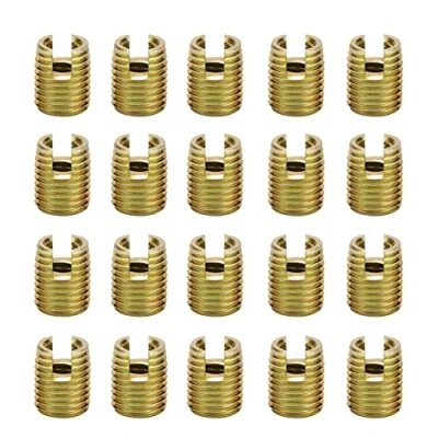 Imagen de Akozon Tornillo Inserto Inserciones de Rosca Autorroscantes, 20Pcs 302 acero al carbono Reparación accesorios(​Inner M2*0.4 Outer M4.5 * 0.5)